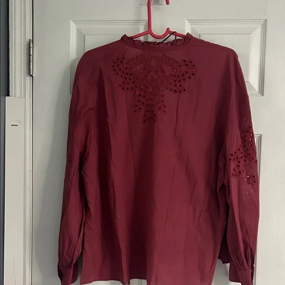 Zara Women's Top in Deep Red - Picture 3 of 3